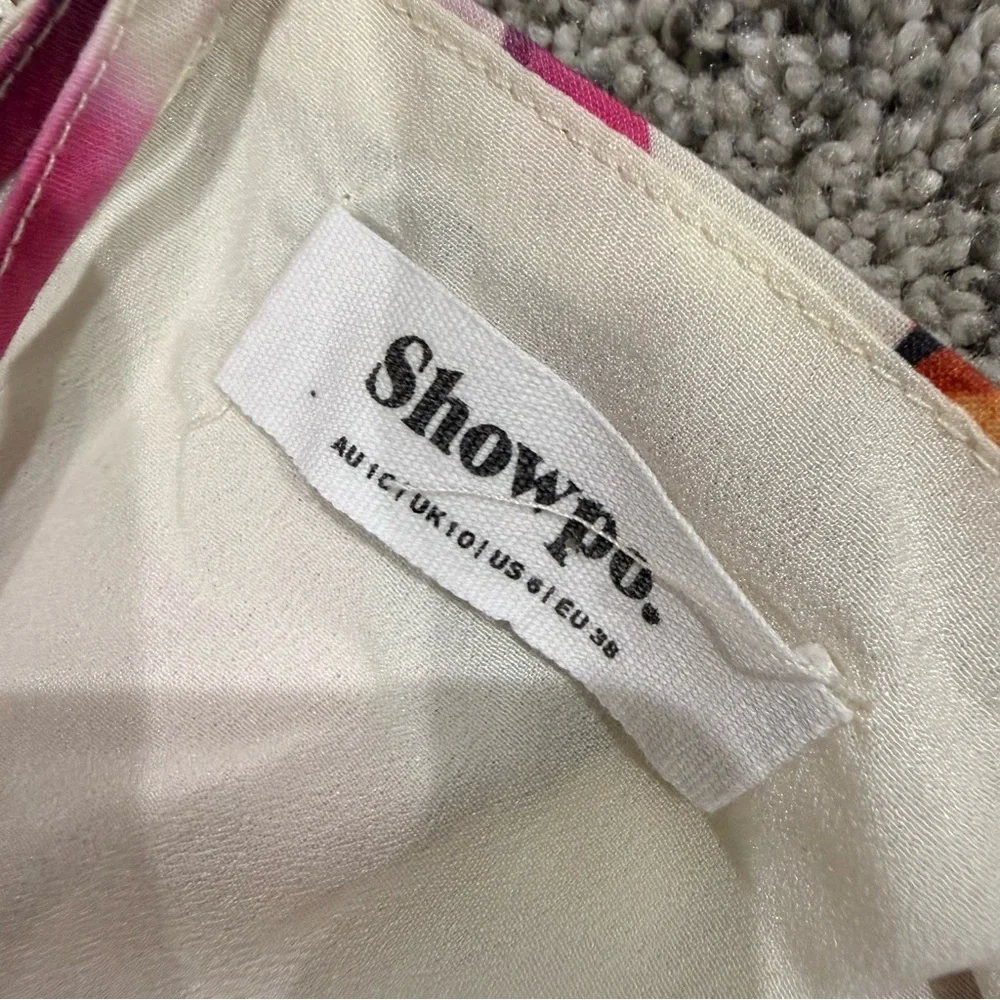 Showpo Floral Print Maxi Midi Cotton Sleeveless Dress Beach Resort Women’s US 6 - Picture 7 of 11